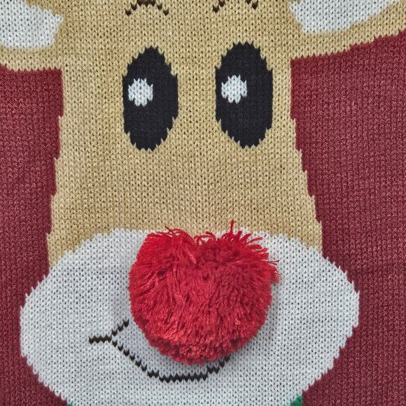 Merry Christmas from Daisys Boutique Holiday Sweater Reindeer Plus Size XXXL - Picture 4 of 11